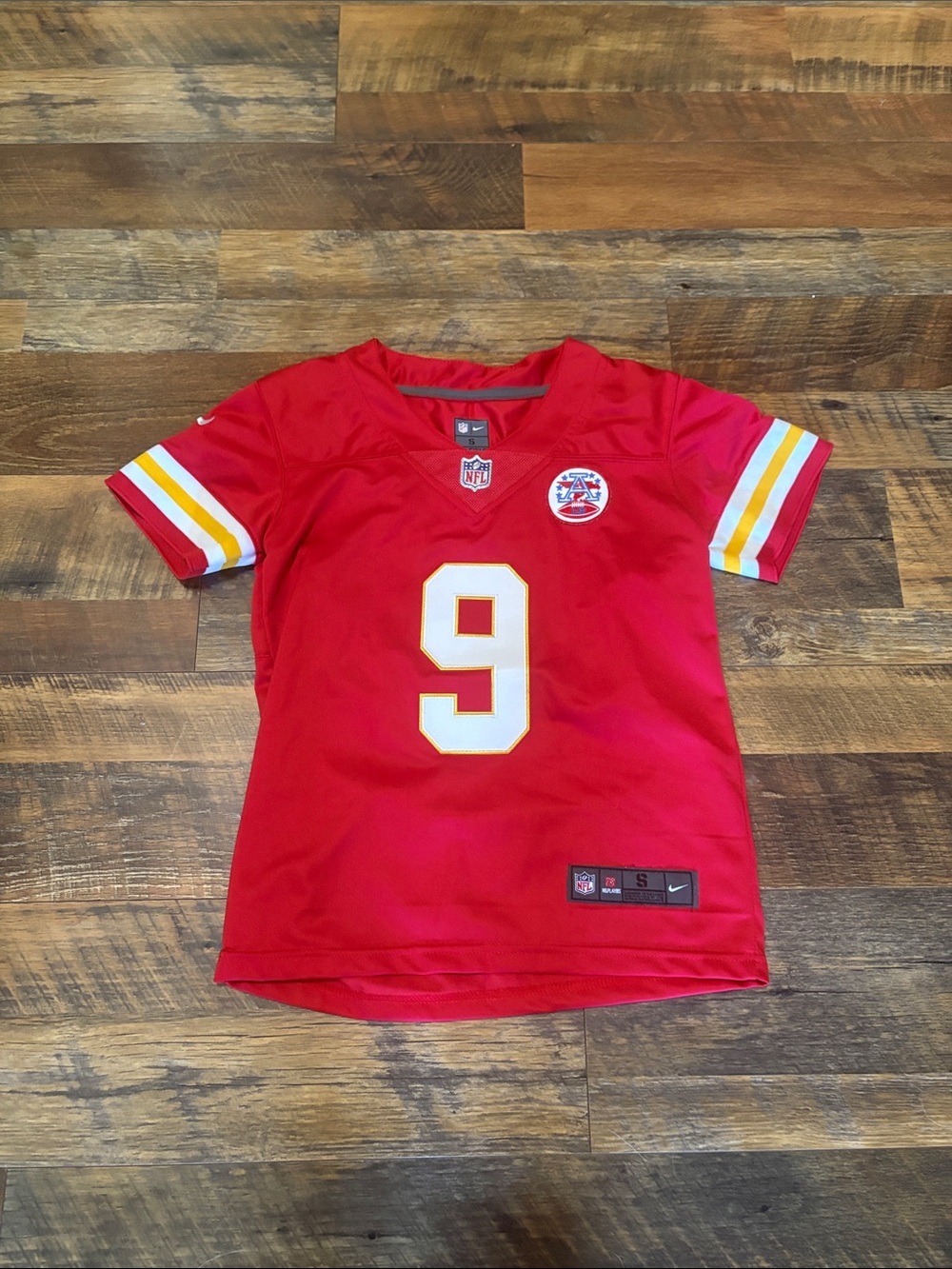 Nike NFL Kids Red Kansas City Chiefs #9 Football Jersey Smith-Schuster